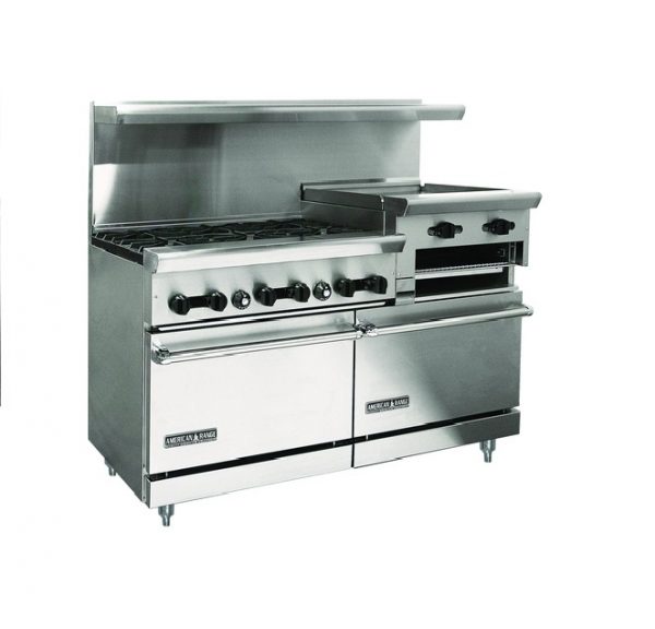 American Range Heavy Duty Restaurant Gas Range AR-CE-6B-24RG