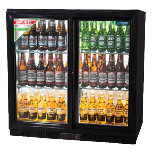 Sliding Door Back Bar Cooler