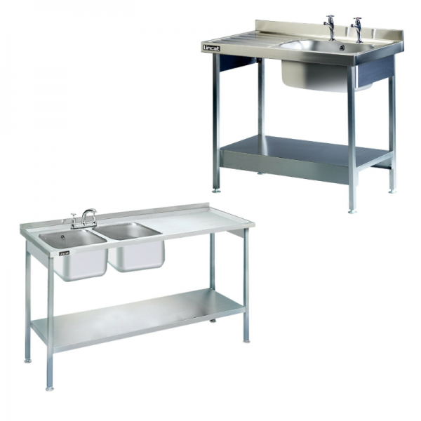 Lincat Single/Double Bowl Preparation Sinks L88XL/H