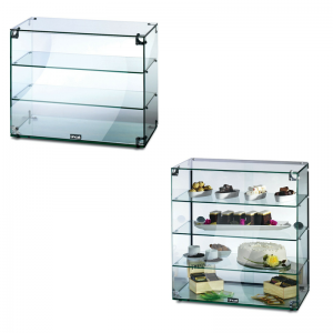 Lincat Seal Counter-top Glass Display Case - Open Back