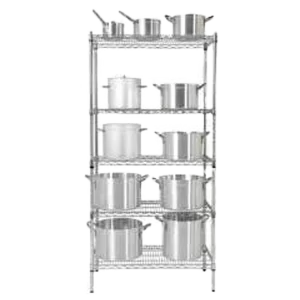 ATLAS Chrome Wire Shelf Racking Commercial catering Equipment SETA