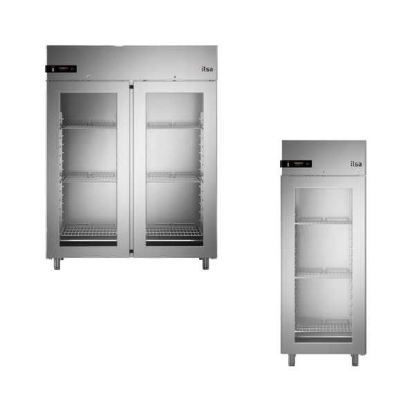 REFRIGERATED-CABINET-NEOS-700-LITERS-0-10-°-C-VENTILATED-AISI-304-GLASS-DOOR